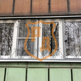 сварная распашная решетка для балкона